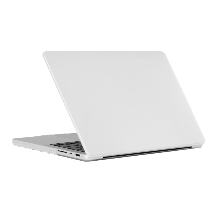 For MacBook Air 13.3 inch A1932 / A2179 / A2337 / Air-M1 Dot Texture Double Sided Tanned Laptop Case(Transparent) - MacBook Air Cases by PMC TechLife | Online Shopping South Africa | PMC TechLife