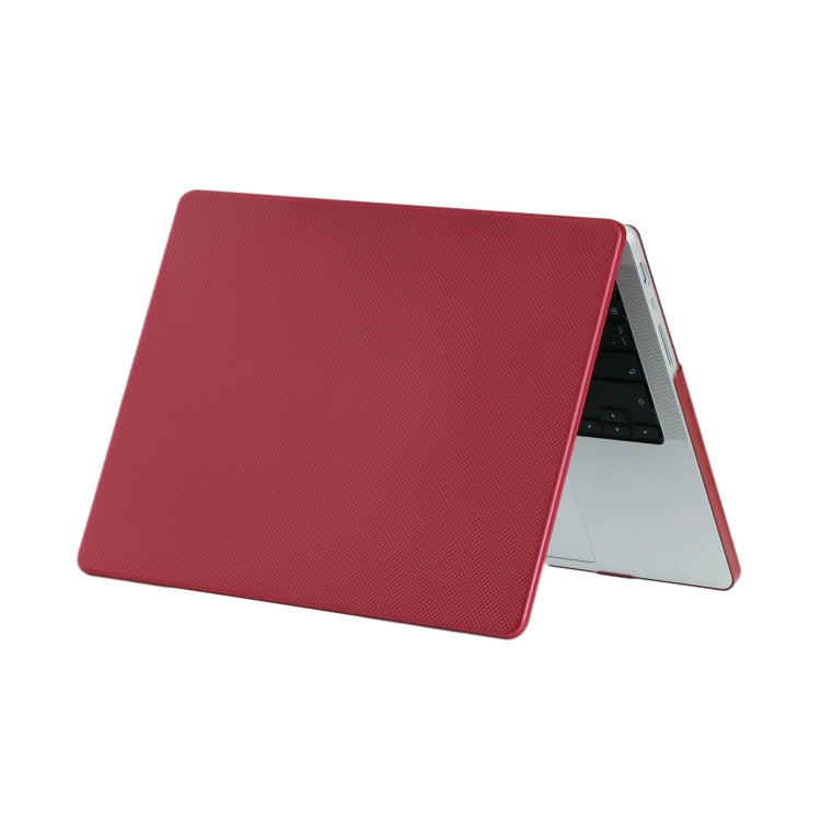 Dot Texture Double Sided Tanned Laptop Case For MacBook Pro 13.3 inch A1706/A1708/A1989/A2159/A2289/A2251/A2338(Red) - MacBook Pro Cases by PMC TechLife | Online Shopping South Africa | PMC TechLife