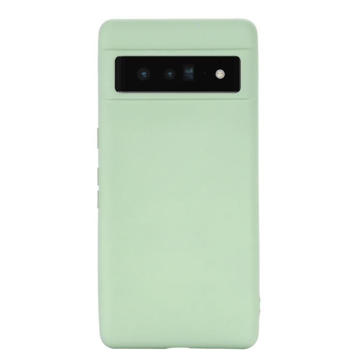 For Google Pixel 7 Pure Color Liquid Silicone Shockproof Phone Case(Green) - Google Cases by PMC TechLife | Online Shopping South Africa | PMC TechLife | Buy Now Pay Later Mobicred