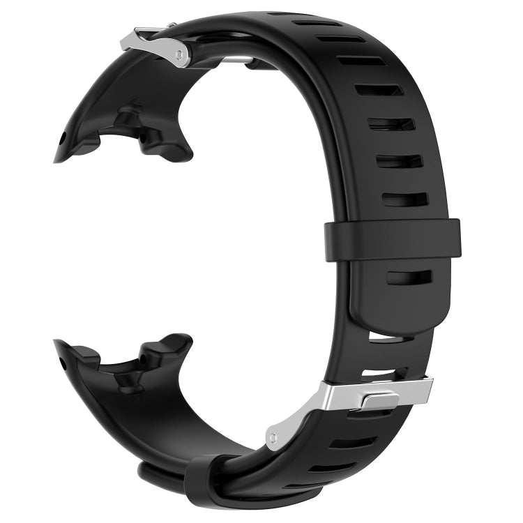 For Sunnto D4 / D4i Novo Diving Watch Silicone Watch Band with Extension Strap(Black) -  by PMC TechLife | Online Shopping South Africa | PMC TechLife | Buy Now Pay Later Mobicred