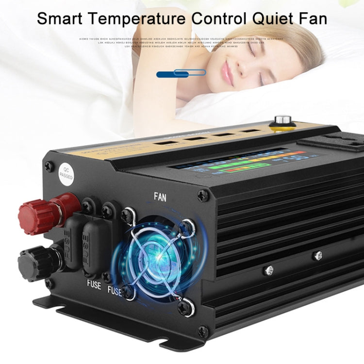 8896 2200W Car Smart Multi-functional Digital Display Inverter, Specification:12V - free shipping - PMC TechLife - Order now!