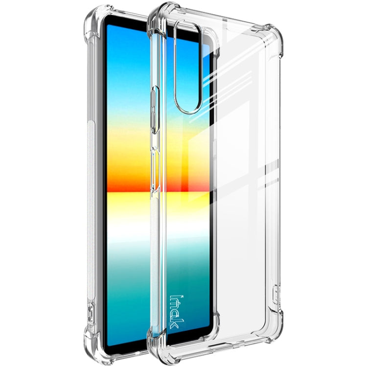 For Sony Xperia 10 IV imak All-inclusive Shockproof Airbag TPU Case with Screen Protector(Transparent) - Sony Cases by imak | Online Shopping South Africa | PMC TechLife | Buy Now Pay Later Mobicred