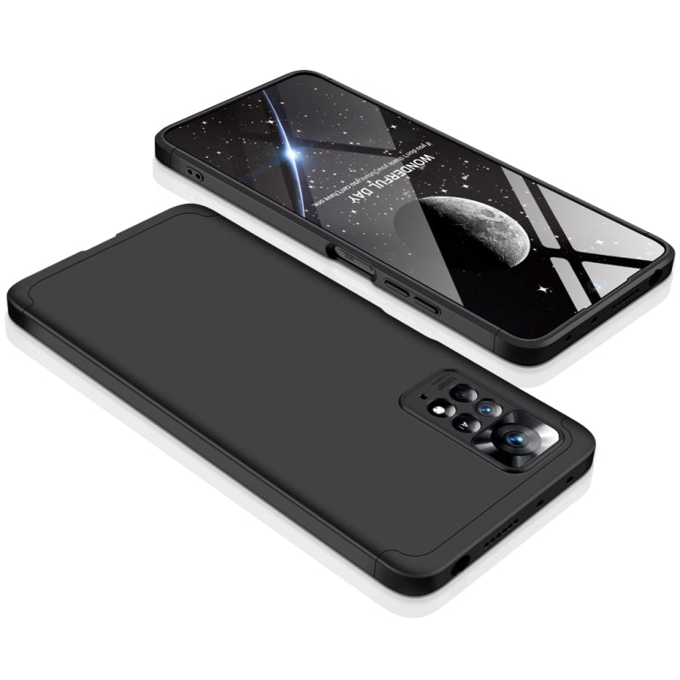 For Xiaomi Redmi Note 11 Pro 4G / 5G Global GKK Three Stage Splicing Full Coverage PC Case(Black) - free shipping - PMC TechLife - Order now!
