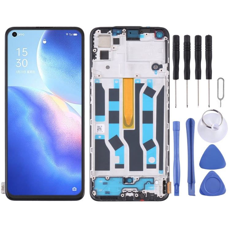 Original LCD Screen For OPPO Reno5 4G/Reno5 K with Digitizer Full Assembly with Frame - free shipping - PMC TechLife - Order now!