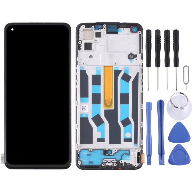 Original LCD Screen For OPPO Reno5 4G/Reno5 K with Digitizer Full Assembly with Frame - free shipping - PMC TechLife - Order now!