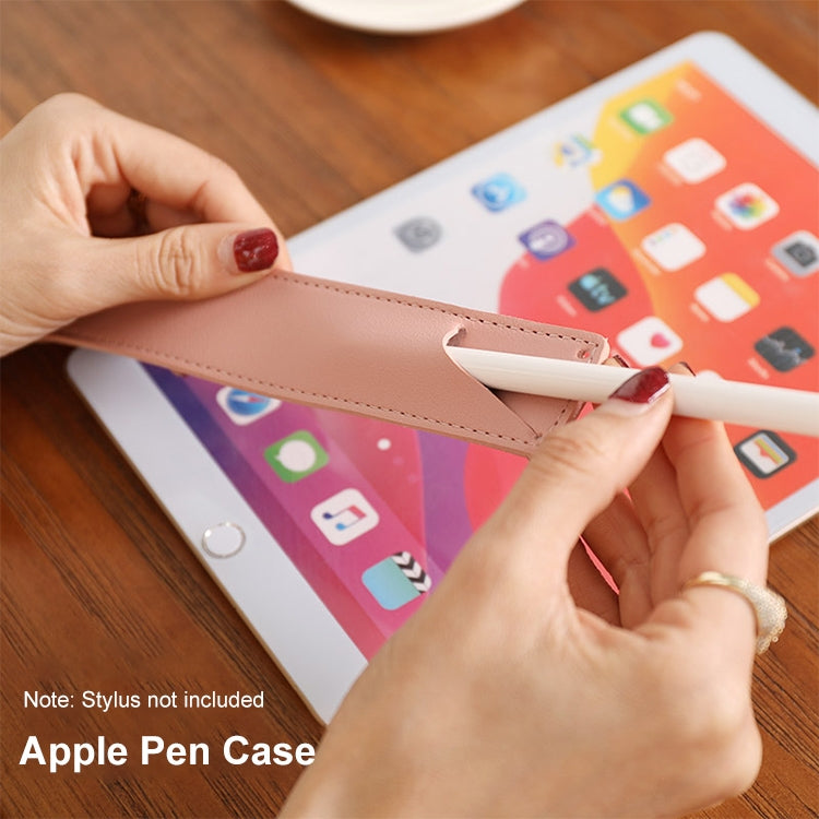 PU Leather Shockproof Protective Case for Apple Pencil 1 / 2(Pink) - Pencil Accessories by PMC TechLife | Online Shopping South Africa | PMC TechLife