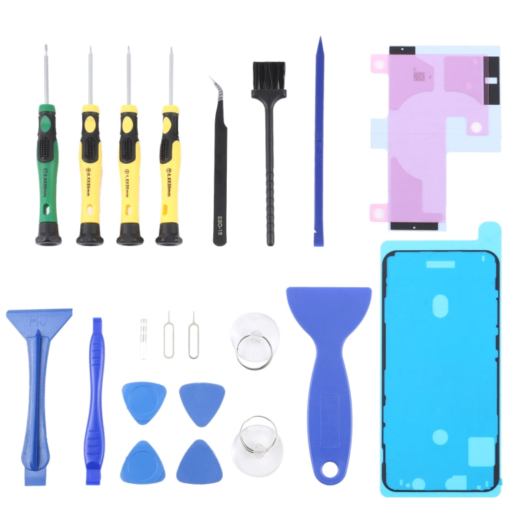 JIAFA JF-8182 21 in 1 Battery Adhesive + LCD Frame Waterproof Adhesive + Repair Tool Set For iPhone 11 Pro Max - free shipping - PMC TechLife - Order now!