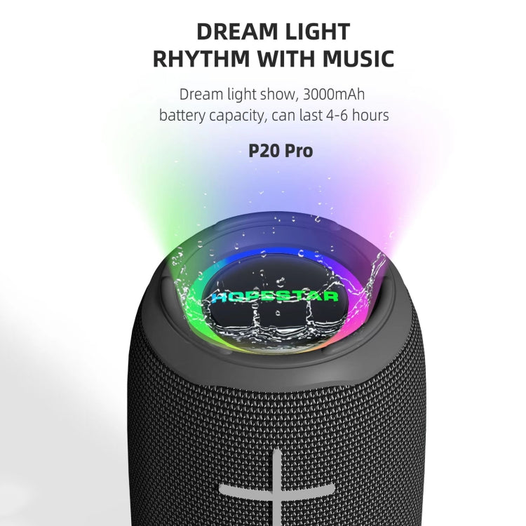 HOPESTAR P20 Pro Waterproof Wireless Bluetooth Speaker(Black) - free shipping - PMC TechLife - Order now!