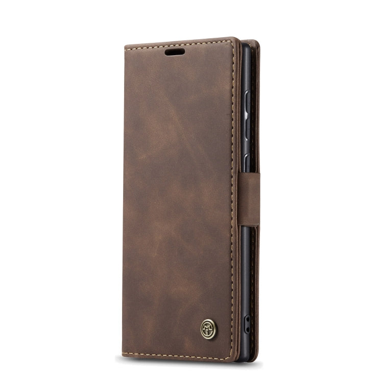 For Galaxy A81 / Note 10 Lite CaseMe Multifunctional Horizontal Flip Leather Case, with Card Slot & Holder & Wallet(Coffee) - Galaxy Phone Cases by CaseMe | Online Shopping South Africa | PMC TechLife | Buy Now Pay Later Mobicred