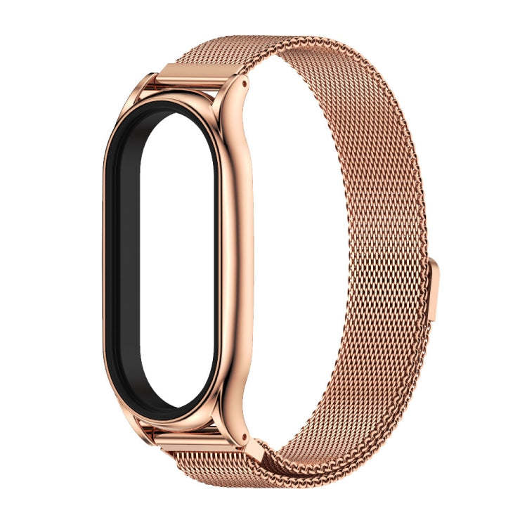 For Xiaomi Mi Band 7 / 7 NFC MIJOBS Milan Magnetic Plus Stainless Steel Watch Band(Rose Gold) - free shipping - PMC TechLife - Order now!