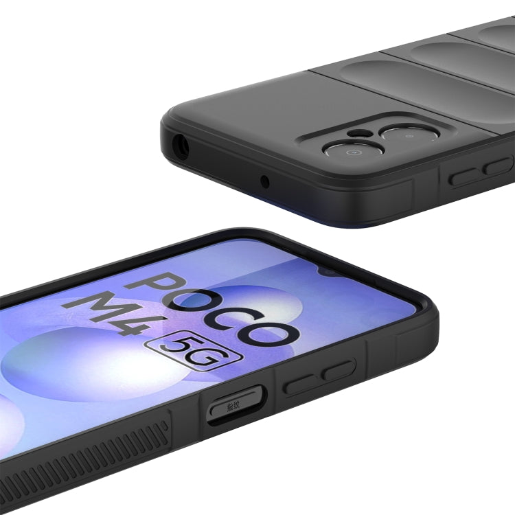 For Xiaomi Poco M4 5G Magic Shield TPU + Flannel Phone Case(Dark Green) - free shipping - PMC TechLife - Order now!