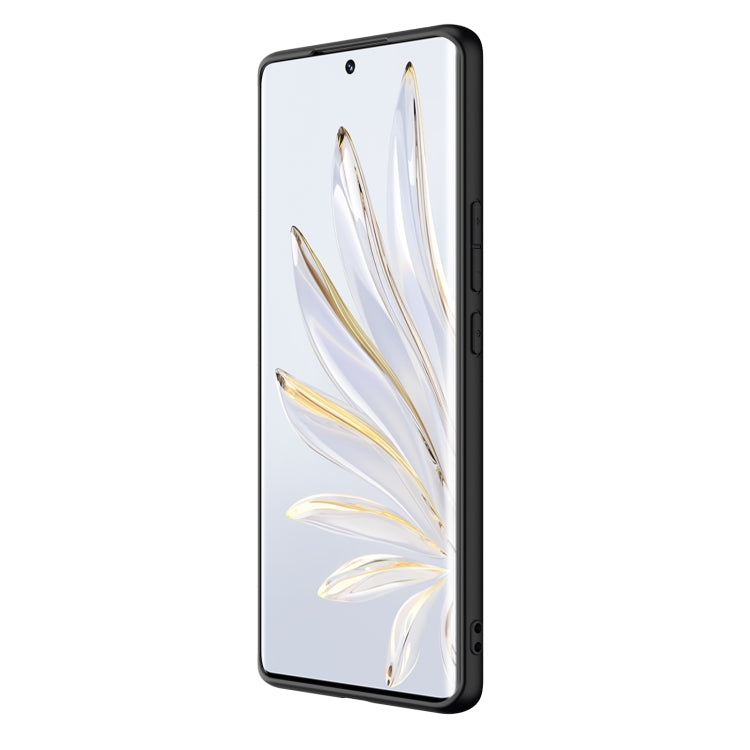 For Honor 70 Pro/70 Pro + NILLKIN 3D Textured Nylon Fiber TPU Phone Case(Black) - Honor Cases by NILLKIN | Online Shopping South Africa | PMC TechLife