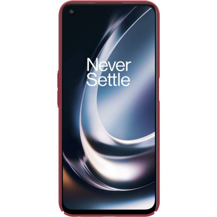 For OnePlus Nord CE 2 Lite 5G NILLKIN Frosted PC Phone Case(Red) - OnePlus Cases by NILLKIN | Online Shopping South Africa | PMC TechLife | Buy Now Pay Later Mobicred