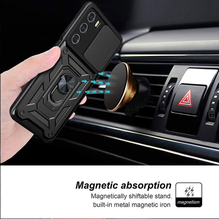 For Motorola Moto G200 5G / Edge S30 Sliding Camera Cover Design TPU+PC Phone Case(Green) - Motorola Cases by PMC TechLife | Online Shopping South Africa | PMC TechLife | Buy Now Pay Later Mobicred