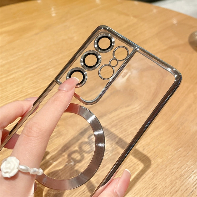 For Samsung Galaxy S22 Ultra 5G TPU Electroplated Magsafe Magnetic Phone Case(Green) - Galaxy S22 Ultra 5G Cases by PMC TechLife | Online Shopping South Africa | PMC TechLife | Buy Now Pay Later Mobicred