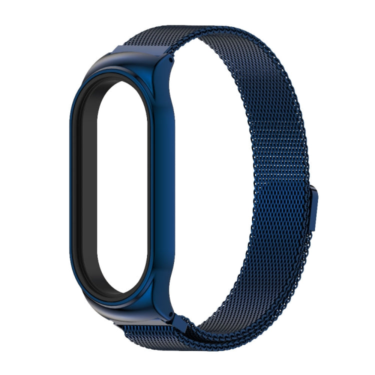 For Xiaomi Mi Band 7 / 7 NFC MIJOBS CS Milan Magnetic Stainless Steel Watch Band(Blue) - Watch Bands by MIJOBS | Online Shopping South Africa | PMC TechLife | Buy Now Pay Later Mobicred