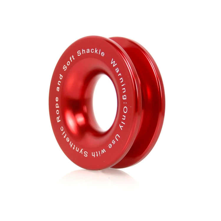 Truck Winch Snatch Recovery Ring for Soft Shackle ATV UTV Rcovery 41000 lb(Red) - free shipping - PMC TechLife - Order now!