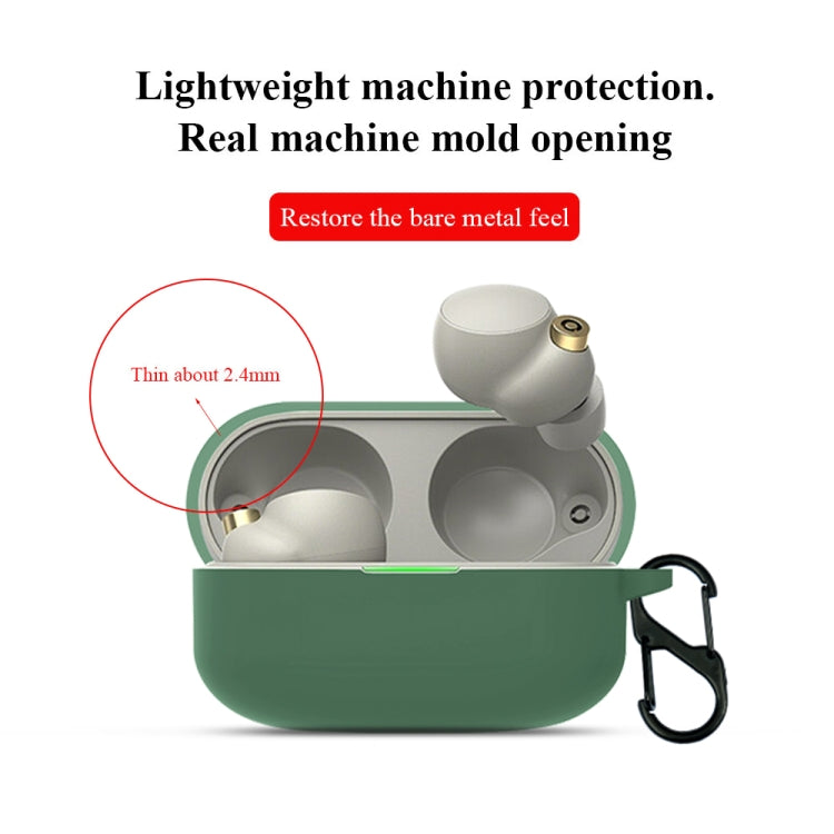 For Sony WF-1000XM4 Wireless Earphone Silicone Protective Case(Sky Blue) - Sony Earphone Case by PMC TechLife | Online Shopping South Africa | PMC TechLife