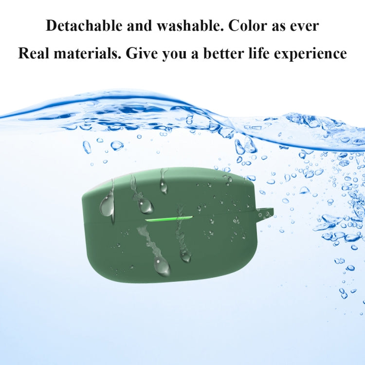 For Sony WF-1000XM4 Wireless Earphone Silicone Protective Case(Dark Green) - Sony Earphone Case by PMC TechLife | Online Shopping South Africa | PMC TechLife