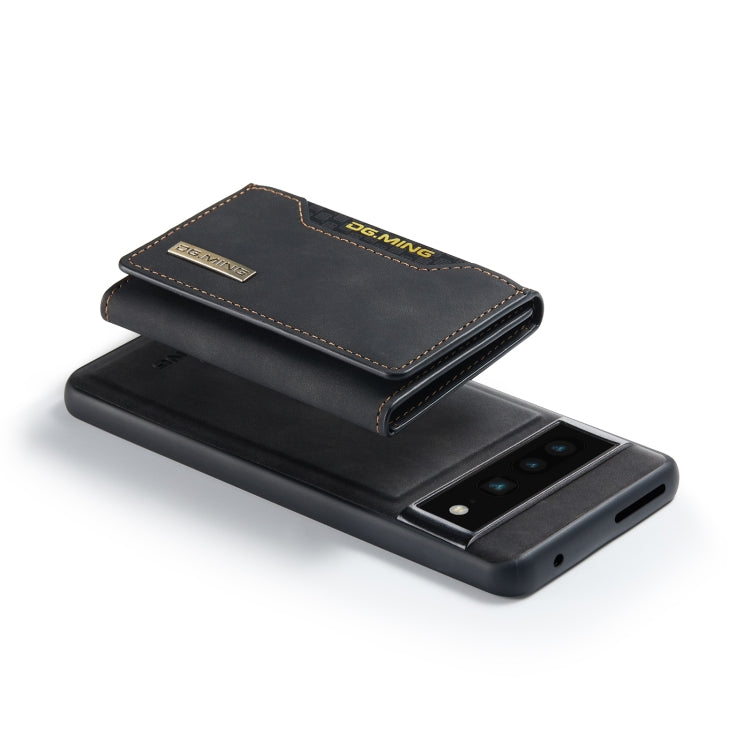 For Google Pixel 7 Pro 5G DG.MING M2 Series 3-Fold Multi Card Bag Phone Case(Black) - free shipping - PMC TechLife - Order now!