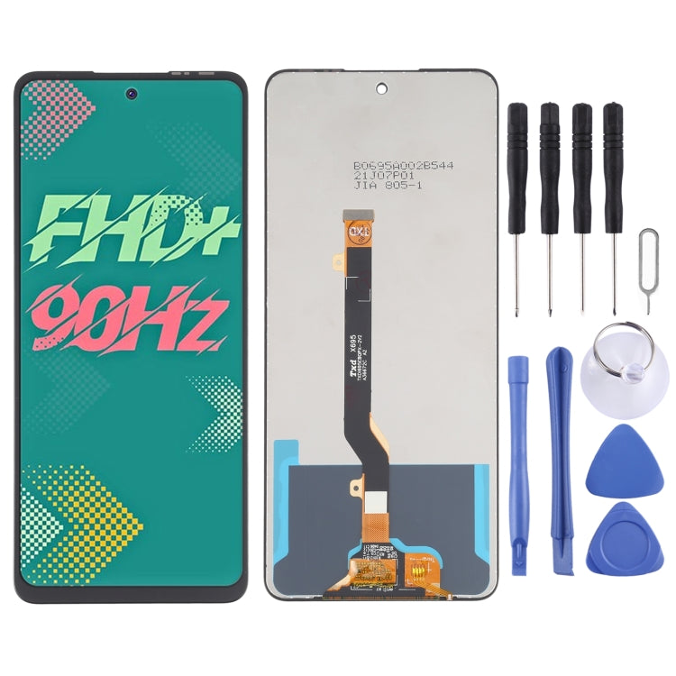 OEM LCD Screen For Tecno Spark 8 Pro KG8 with Digitizer Full Assembly - free shipping - PMC TechLife - Order now!