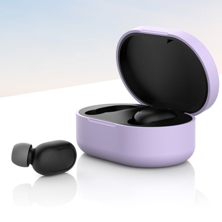 Bluetooth Earphone Silicone Case For Redmi AirDots(Light Purple) - Xiaomi Earphone Case by PMC TechLife | Online Shopping South Africa | PMC TechLife | Buy Now Pay Later Mobicred