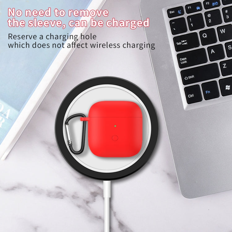 Liquid Silicone One-piece Earphone Protective Case For Redmi Buds3(White) - free shipping - PMC TechLife - Order now!
