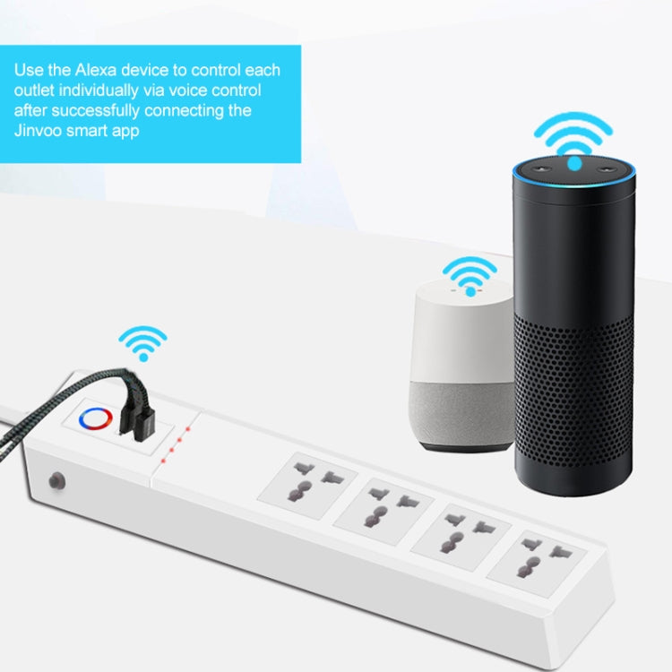 ZigBee 16A SM-SO306-M 4 Holes + 2 USB Multi-purpose Smart Power Strip(UK Plug) - Smart Socket by PMC TechLife | Online Shopping South Africa | PMC TechLife