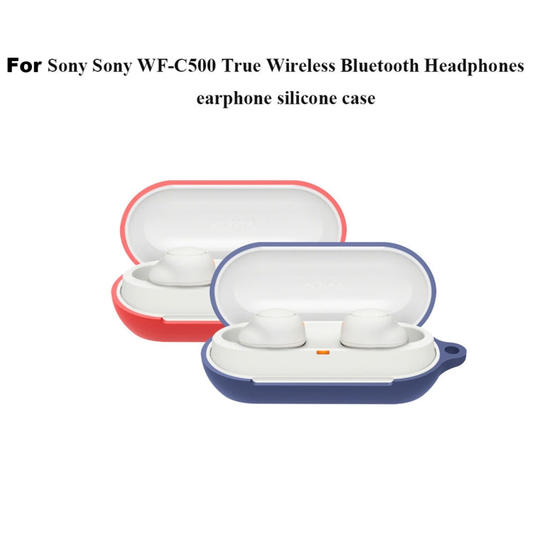 Bluetooth Earphone Silicone Case For Sony WF-C500(Dark Blue) - free shipping - PMC TechLife - Order now!