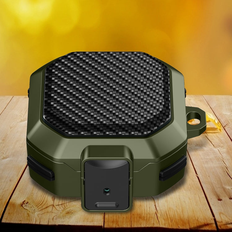 For Samsung Galaxy Buds Live/Buds Pro/Buds 2/2 Pro Anti-fall Earphones Case with Switch (Army Green) - Samsung Earphone Case by PMC TechLife | Online Shopping South Africa | PMC TechLife