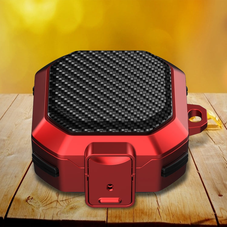 For Samsung Galaxy Buds Live/Buds Pro/Buds 2/2 Pro Anti-fall Earphones Case with Switch(Red Black) - Samsung Earphone Case by PMC TechLife | Online Shopping South Africa | PMC TechLife