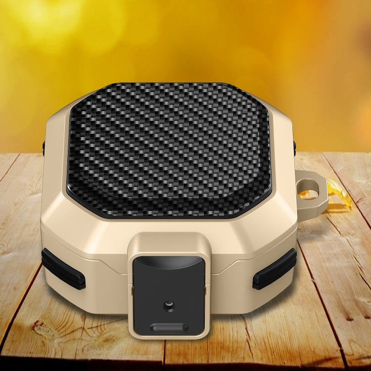 For Samsung Galaxy Buds Live/Buds Pro/Buds 2/2 Pro Anti-fall Earphones Case with Switch (Gold) - Samsung Earphone Case by PMC TechLife | Online Shopping South Africa | PMC TechLife