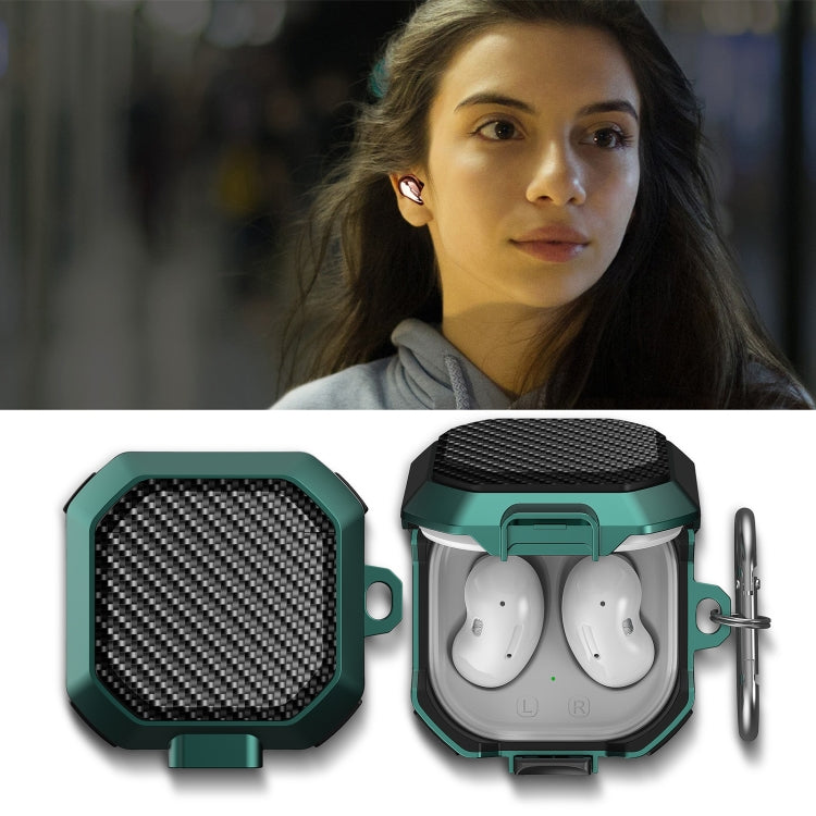 For Samsung Galaxy Buds Live/Buds Pro/Buds 2/2 Pro Anti-fall Earphones Case with Switch(Black) - Samsung Earphone Case by PMC TechLife | Online Shopping South Africa | PMC TechLife