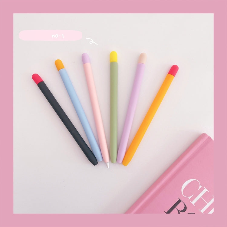 Contrasting Color Silicone Protective Case For Apple Pencil 2(Green) - Pencil Accessories by PMC TechLife | Online Shopping South Africa | PMC TechLife