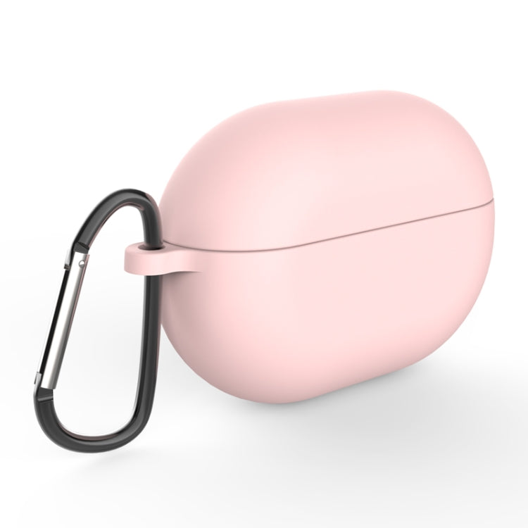Earphone Silicone Protective Case for Huawei FreeBuds Pro, Type:with Buckle(Pink) - Huawei Earphone Case by PMC TechLife | Online Shopping South Africa | PMC TechLife