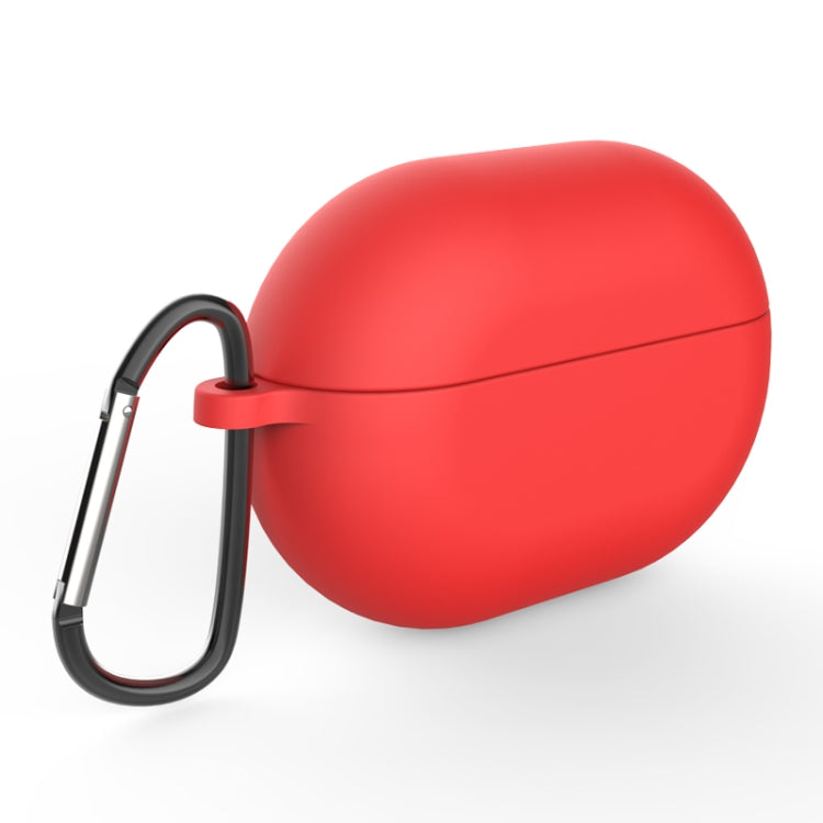 Earphone Silicone Protective Case for Huawei FreeBuds Pro, Type:with Buckle(Red) - Huawei Earphone Case by PMC TechLife | Online Shopping South Africa | PMC TechLife