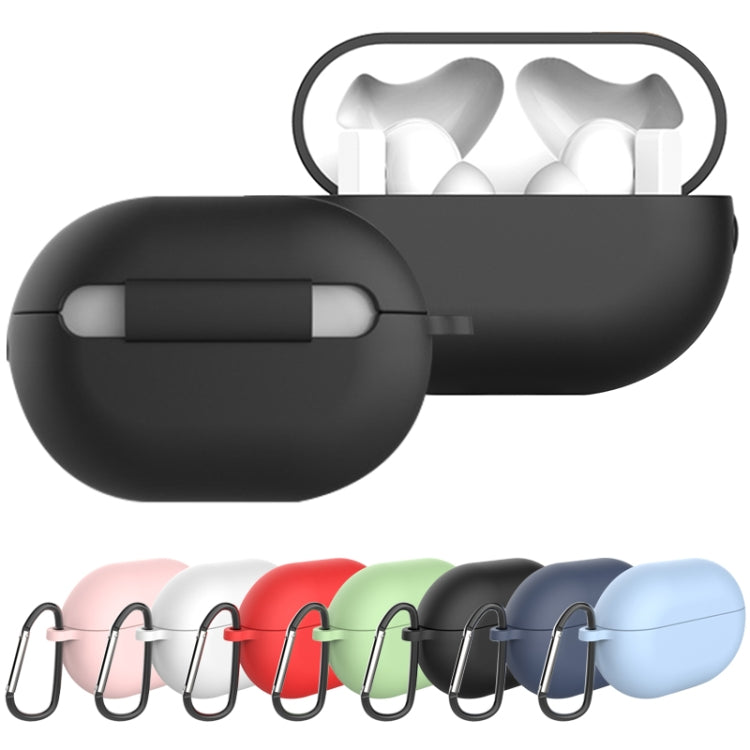 Earphone Silicone Protective Case for Huawei FreeBuds Pro, Type:with Buckle(Black) - Huawei Earphone Case by PMC TechLife | Online Shopping South Africa | PMC TechLife