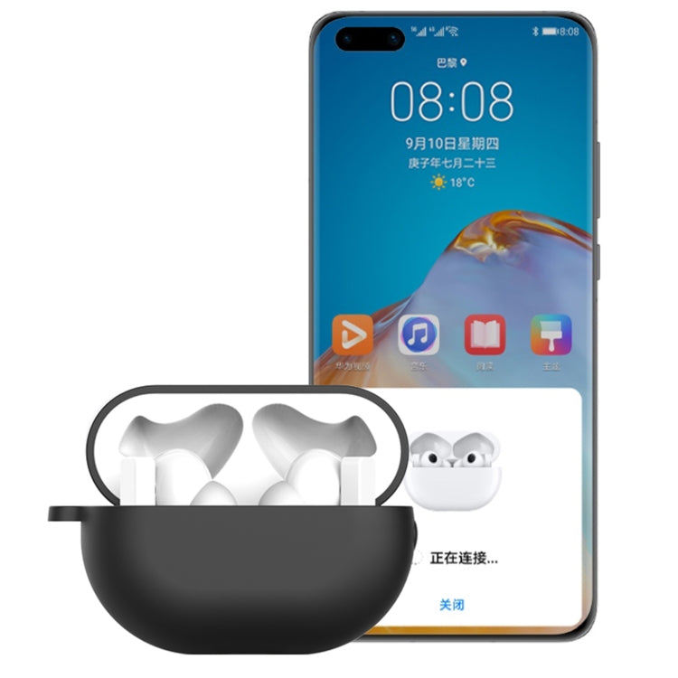 Earphone Silicone Protective Case for Huawei FreeBuds Pro, Type:with Buckle(Blue) - Huawei Earphone Case by PMC TechLife | Online Shopping South Africa | PMC TechLife