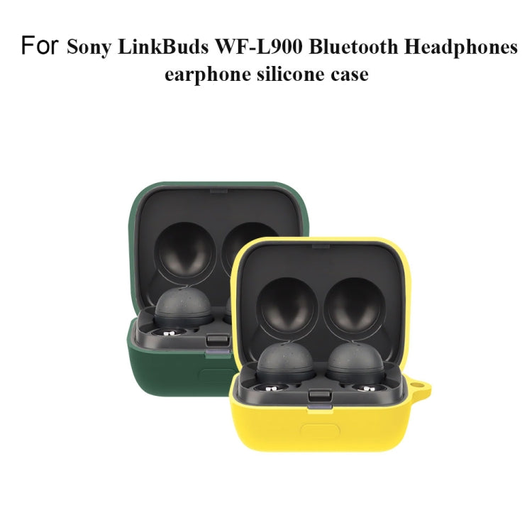 Bluetooth Earphone Silicone Protective Case For Sony LinkBuds WF-L900-2(Black) - Sony Earphone Case by PMC TechLife | Online Shopping South Africa | PMC TechLife