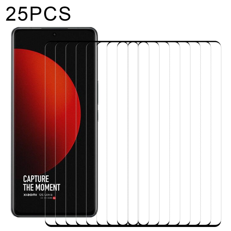 25 PCS Curved Edge Full Screen Tempered Glass Film For Xiaomi 12S Ultra -  by PMC TechLife | Online Shopping South Africa | PMC TechLife