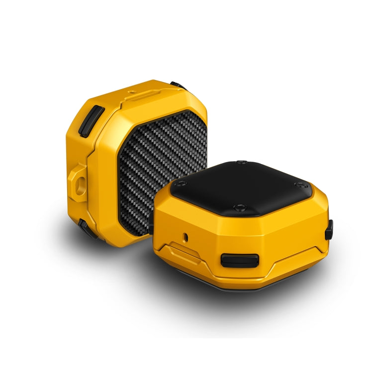 For Samsung Galaxy Buds Live / Buds 2 / Buds Pro / Buds 2 Pro Thunder Carbon Fiber TPU+PC Earphones Protective Case with Hook Up(Black and Blue) - Samsung Earphone Case by PMC TechLife | Online Shopping South Africa | PMC TechLife