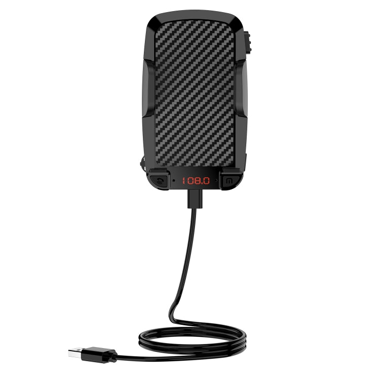 C1 Car Bluetooth 5.0 MP3 Player FM Transmitter Air Outlet Phone Holder - Car MP3 & MP4 & MP5 by PMC TechLife | Online Shopping South Africa | PMC TechLife