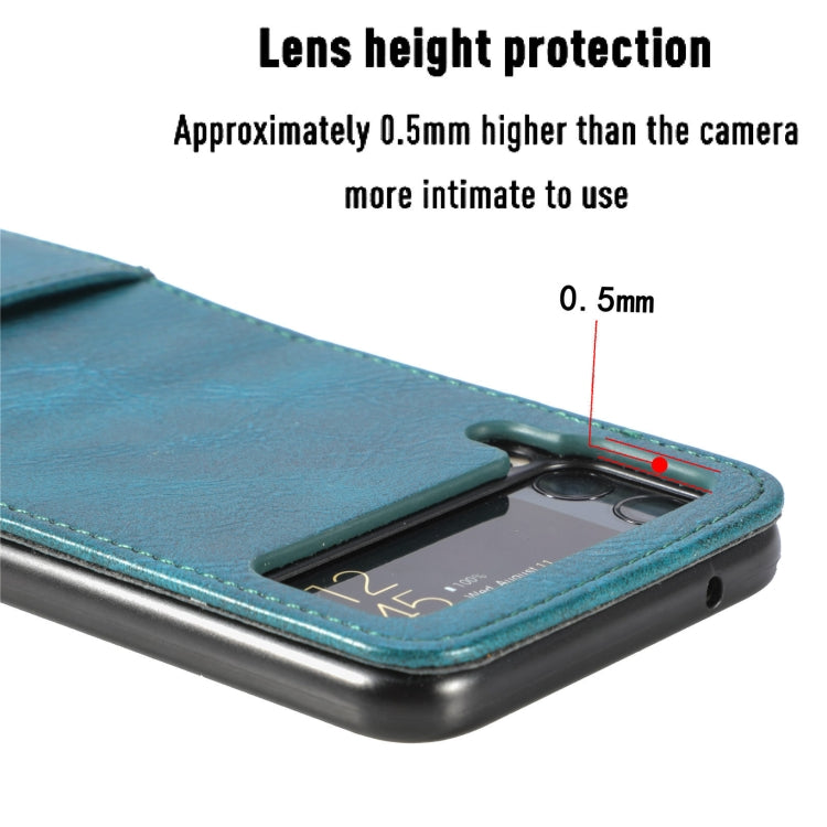 For Samsung Galaxy Z Flip4 5G Vertical Flip Card Slot Leather Phone Case(Pink) - free shipping - PMC TechLife - Order now!