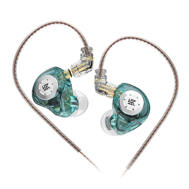 KZ-EDX PRO 1.25m Dynamic HiFi In-Ear Sports Music Headphones, Style:Without Microphone(Transparent Cyan) - free shipping - PMC TechLife - Order now!