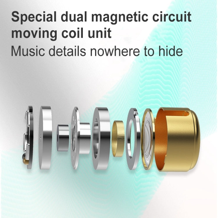 KZ-EDX PRO 1.25m Dynamic HiFi In-Ear Sports Music Headphones, Style:Without Microphone(Transparent Black) - In Ear Wired Earphone by KZ | Online Shopping South Africa | PMC TechLife | Buy Now Pay Later Mobicred