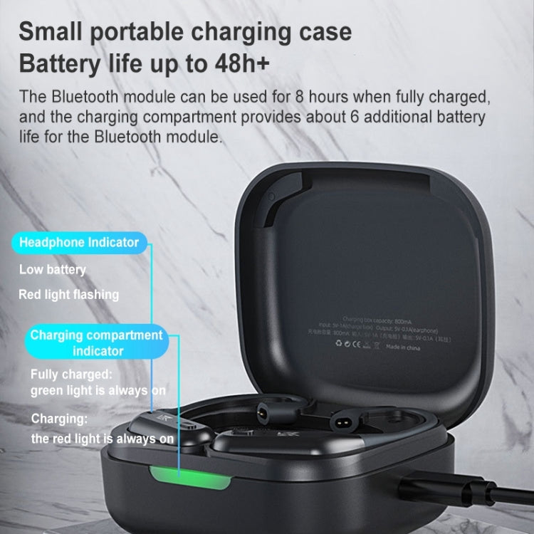 KZ-AZ09 PRO 5.2 Wireless Qualcomm Bluetooth Headset Earhook 5.2 Wireless Qualcomm Bluetooth Module 0.78/0.75 Interface Applicable(Black) - free shipping - PMC TechLife - Order now!