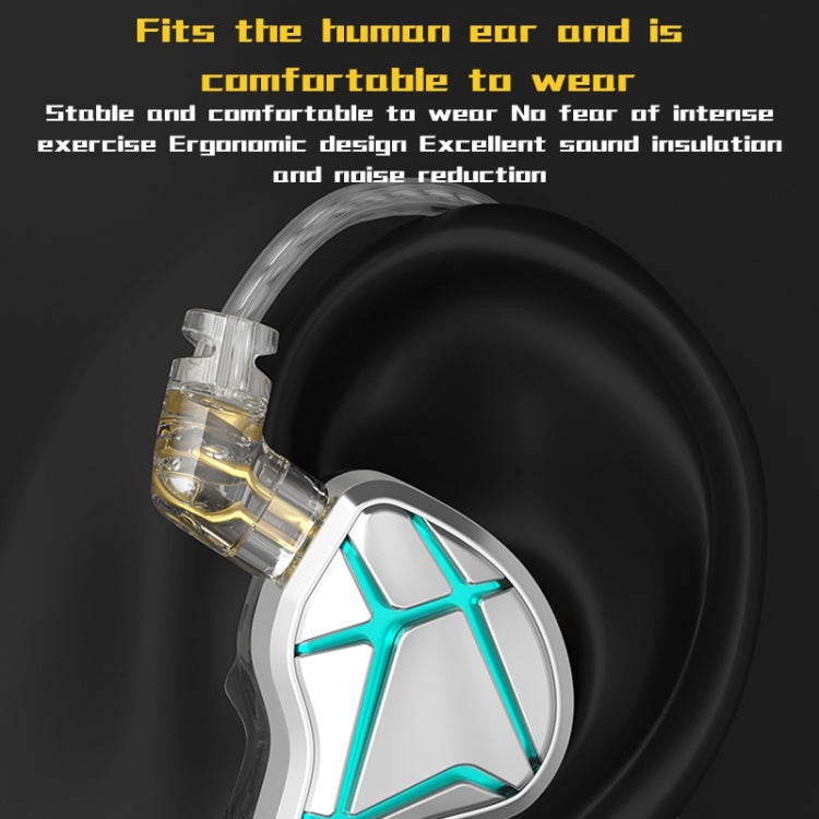 KZ-ESX 12MM Dynamic Subwoofer Sports In-Ear HIFI Headphones,Length: 1.2m(Without Microphone) - free shipping - PMC TechLife - Order now!