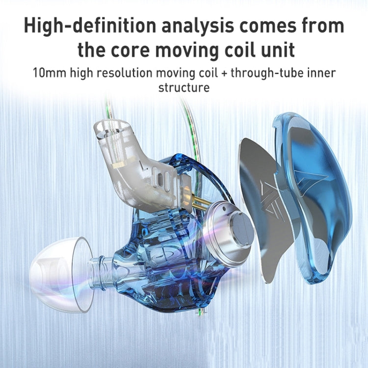 KZ-EDC 1.2m High-Value Subwoofer Wired HIFI In-Ear Headphones, Style:Without Microphone(Colorful) - In Ear Wired Earphone by KZ | Online Shopping South Africa | PMC TechLife | Buy Now Pay Later Mobicred