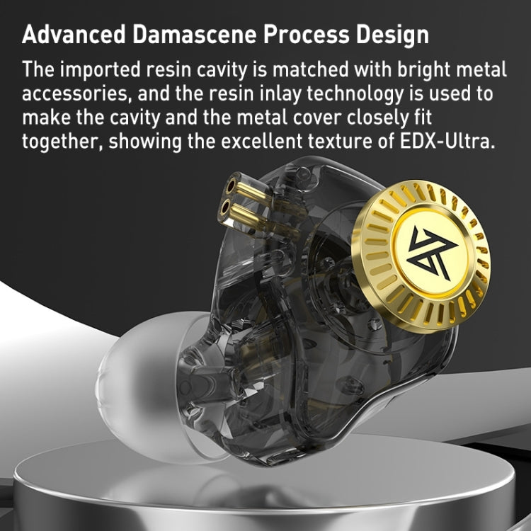 KZ-EDX Ultra Dual Magnetic Dynamic In-Ear Headphones,Length: 1.2m(With Microphone) - In Ear Wired Earphone by KZ | Online Shopping South Africa | PMC TechLife | Buy Now Pay Later Mobicred