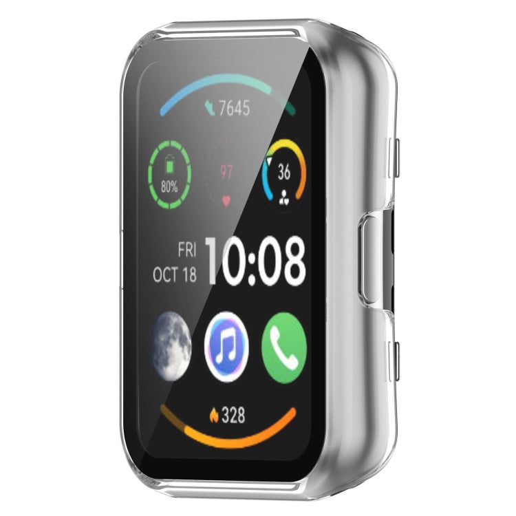 For Huawei Watch Fit 2 / Fit 2 Active PC + Tempered Glass Integrated Watch Case(Transparent) - free shipping - PMC TechLife - Order now!
